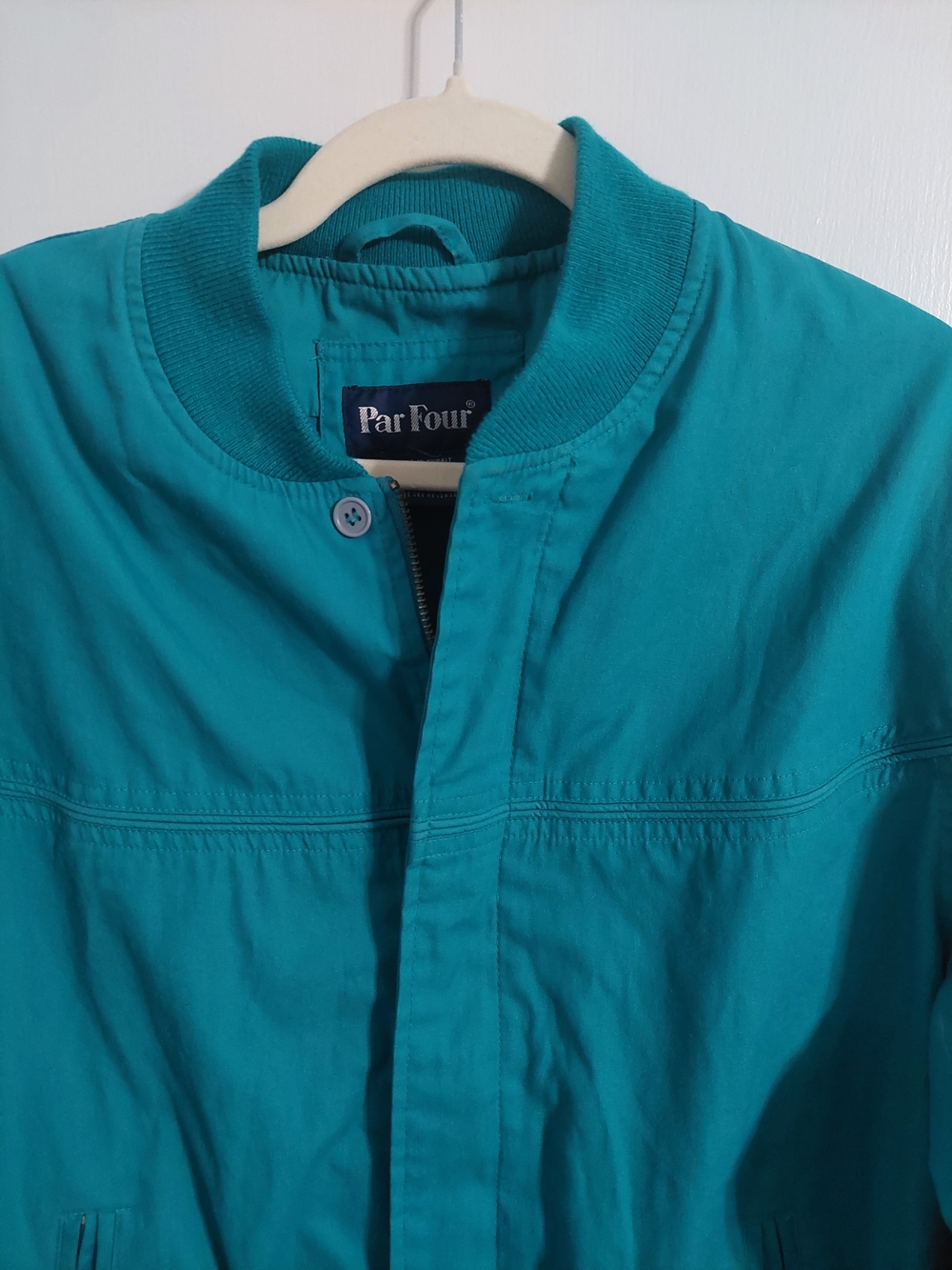 Par Four Teal Lightweight Shirt Jacket - Men's